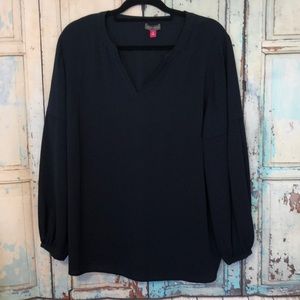 Vince Camuto Navy Tunic Blouse Size 1X